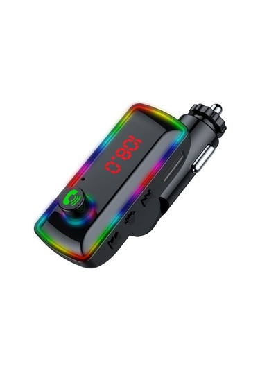 F12 Evrensel Çift Usb Araç Şarj Cihazı İle Fm Verici Bluetooth Araba Mp3 Çalar