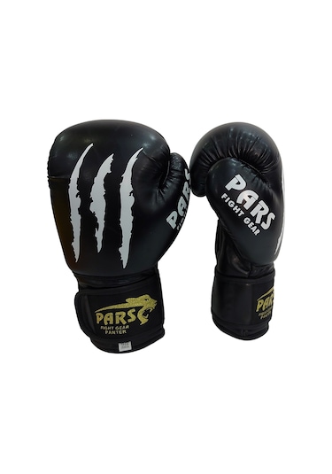 Pars Panter Boks Kick Boks Muay Thai Eldiveni Siyah