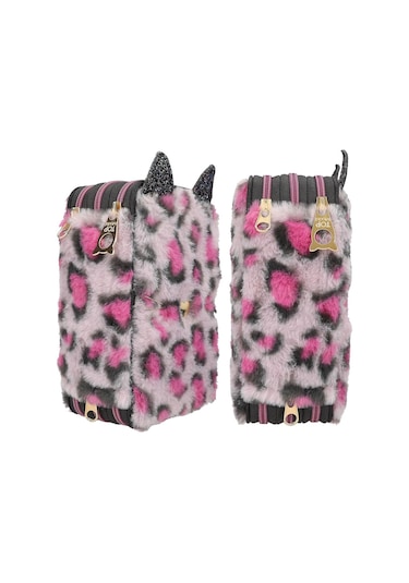 Top Model İçi Dolu Kalem Kutusu Leo Rebel Kitty 13020 Çok Renkli