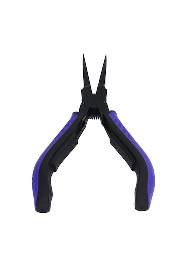 Düz Burunlu Pense Karbon Çelik Çeneli Tpr Saplı Mücevher Yapımı Pensesi Dıy Elektronik Aleti