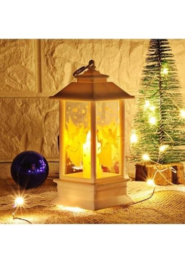 Ankatek Noel Partisi İçin Melek Tasarım Led Gece Lambası - Sıcak Beyaz, Taşınabilir Pil İle Çalışır, Restoran Dekorasyonu Diğer Diğer