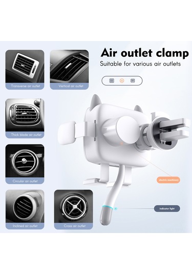 Tenfowee Araç İçin Kablosuz Şarj Telefon Tutucu - 15w Hızlı Şarj, Otomatik Açma-kapama, Navigasyon İçin Havuzlu Tutucu Siyah Siyah