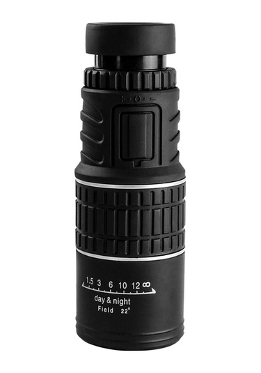 Ebitda 52mm Geniş Açılı Monoküler Teleskop, Ergonomik Tasarım, Bak7 Prizma, Taşınabilir, Siyah Siyah