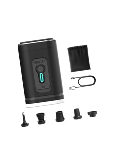 Suntek Şişme Ürünler Için Taşınabilir Hava Pompası Siyah