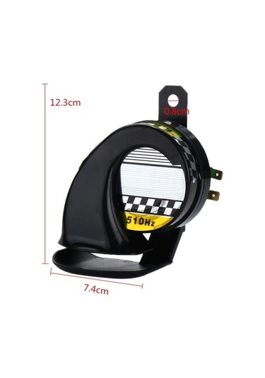 Pazly 12v Abs Kornası, Motosiklet Kamyon İçin, Su Geçirmez, 130db Yüksek Sesli, Çok Amaçlı