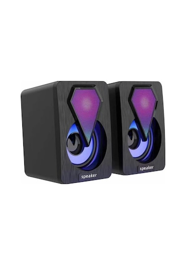 Torima D-04 Işıklı 1+1 Ses Sistemi Bilgisayar Hoparlörü