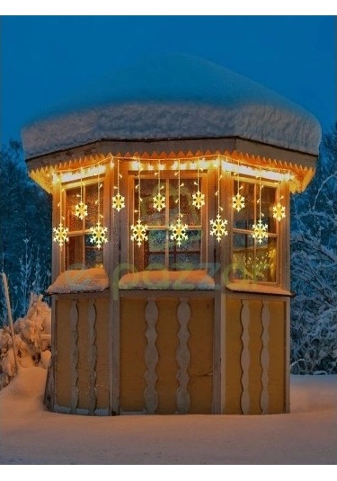 Kar Tanesi 8 Fonksiyonlu 3m 12 Saçaklı Diğer