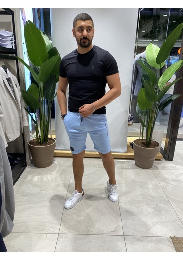 Back Eliesar Elite Açık Mavi Şort Açık Mavi