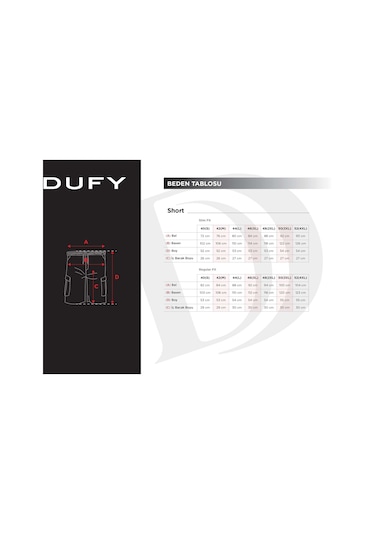 Dufy Camel Erkek Regular Fit Short - 86791 Camel