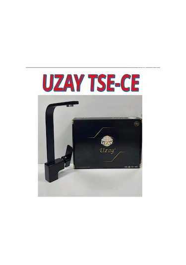 Uzay Neptün Siyah Renkli Mutfak + Eviye Bataryası Tse Belgeli