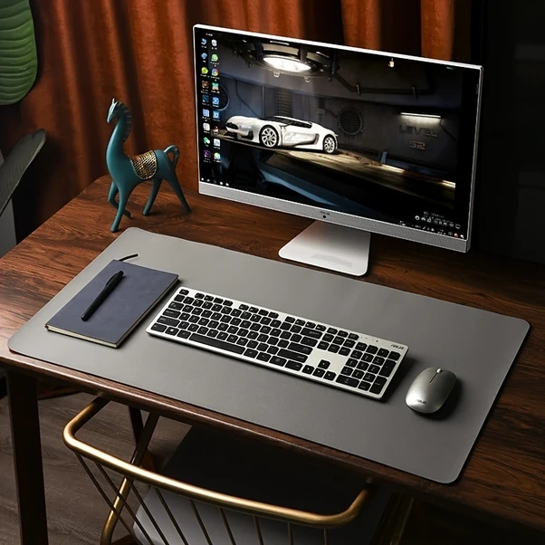 Wangxi Erkek Nordic Büyük Masa Altlığı Kaymaz Pvc Yüzey Ofis Ev