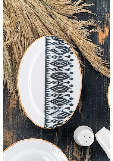 Snow 6 Kişilik 23 Parça Porselen Yemek Takımı