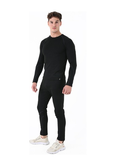 Scorp Thermo-fit Erkek Termal İçlik Alt Kayak İçliği Siyah