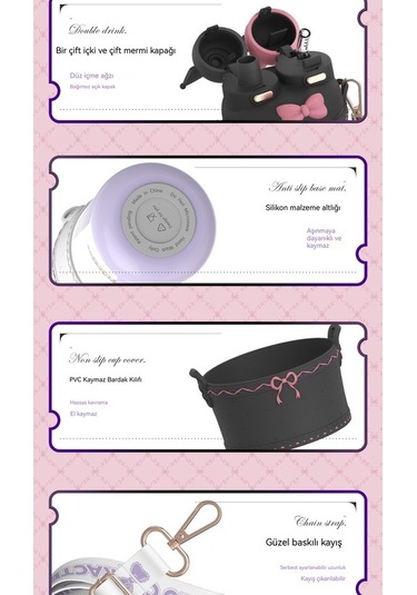 Maoyaya Kulomiçiçecek Yalıtımlı Saman Su Bardağı Beyaz - Pratik Ve Şık Beyaz