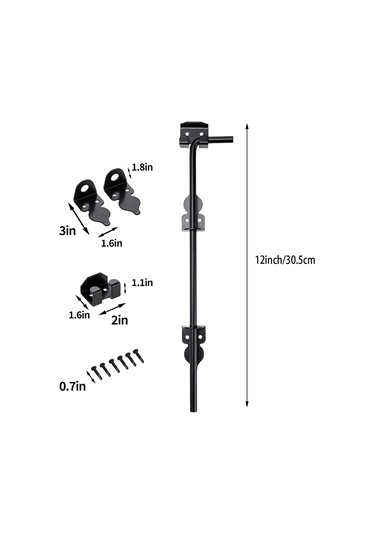 Suntek Kapı Zemin Mandalı Donanım Demir Durdurucu Pimi 12-inç