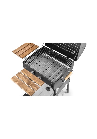 Grillia Grillord-50 Kömürlü Barbekü Mangal Önlük Ve Kılıf Hediyeli Siyah