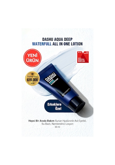 Dashu Mens Aqua Deep Waterfull All İn One Lotionll İn One Lotion
