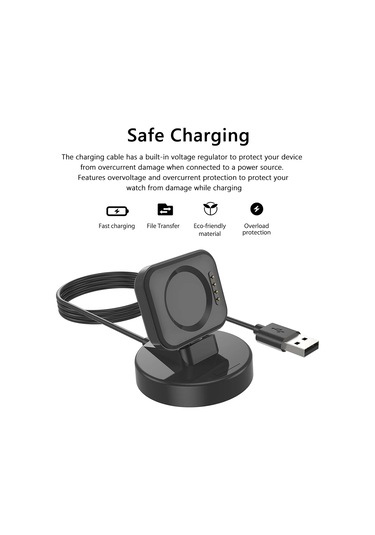 1 M Şarj Dock İstasyonu Cep Telefon Tutucu Şarj Aleti Kablosu Dock Oppo İzle 3 100cm White Italya Diğer