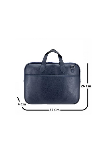 Ççs London 71455 Vegan Laptop Evrak Çantası 13 İnç Lacivert Çok Renkli