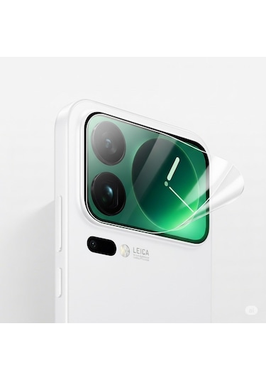Xiaomi 17 Pro Max Uyumlu Arka Mini Ekran 3 Adet Ekran Koruyucu Nano Jelatin