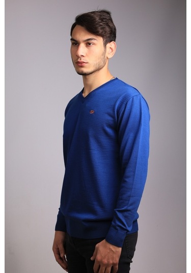 Bearraybon Erkek Triko Kazak Indigo (504887255) İndigo