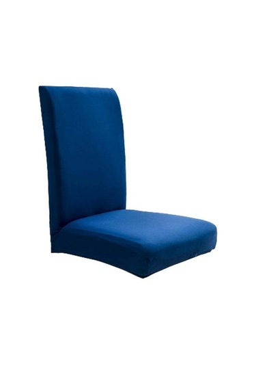 Geeroyoo Yemek Odası Sandalye Kılıfı, Esnek Spandex, Toz Ve Lekeden Koruyucu, Yıkama Kolay, Ev Ofis Restoran Uygun, Sertifikalı Poliester Mavi