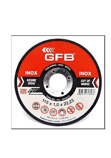 Gfb Inox Metal Kesme Taşı 115x1,0x22,23