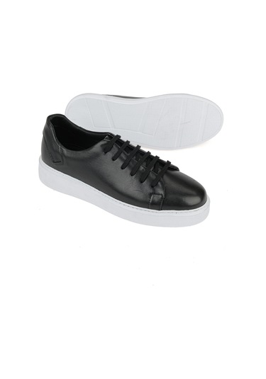 Ziya Erkek Hakiki Deri Sneaker 161423z514 Siyah 161423z514 000 40
