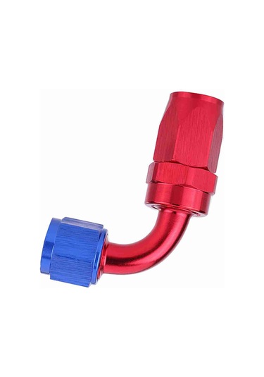 Kosona An10 Alüminyum Araç Yağ Soğutucu Bağlantısı - 90 Derece, Kırmızı-mavi, Yüksek Basınçta Sızıksız, Yakıt Borusu Ve Soğutucu Uyumlu