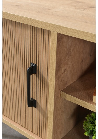 3110 Şile Metal Ayaklı Metal Kulplu 100 Cm Tv Ünitesi - Yunus Safir Yunus - Safir