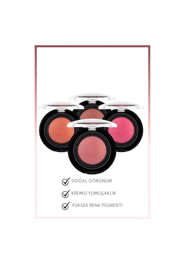 Note Cosmetics Bouncy Blush Yumuşak Kremsi Allık - 02 Daydream 02