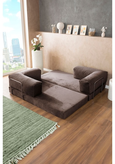 Good Night Legom Aktivite Koltuğu & Yatak & Çok Amaçlı Kahve Rengi