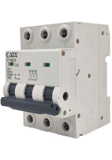 Cata Ct-9632 3x32 Amper C Tipi 4500k Trifaze Sigorta