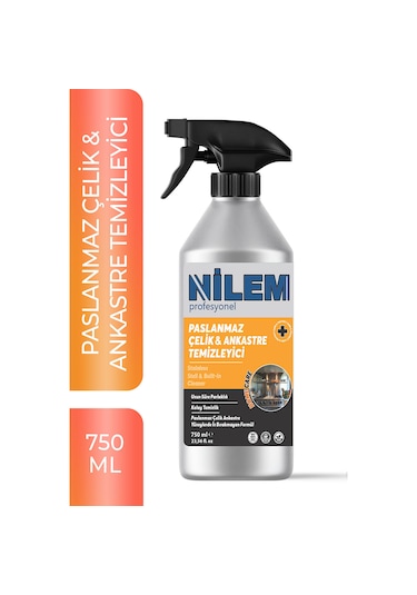 Nilem Profesyonel Paslanmaz Çelik Ve Ankastre Temizleyici 750 ML