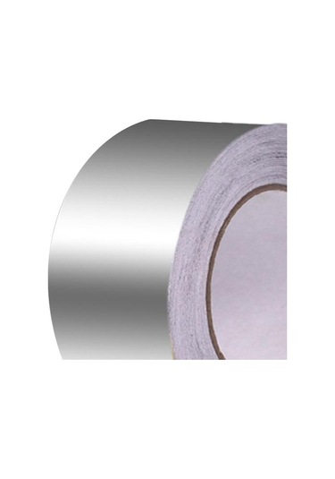 1 Rulo Isıya Dayanıklı Daha Kalın Alüminyum Folyo Yapışkan Bant Ev İçin Pratik Su Geçirmez Koli Bandı 5cm