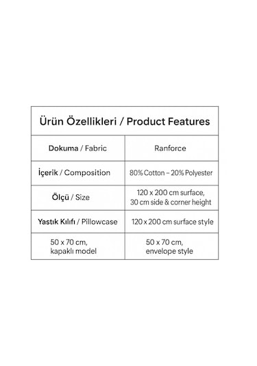 Desenli 120 X 200 Cm Ara Ölçü Kırmızı Yıldız Lastikli Çarşaf Ve Yastık Kılıfı Kırmızı