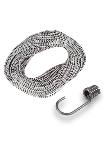 Çadır Branda Gergi Lastiği İp 10 Mt+ 10 Adet Metal Lastik Kancası