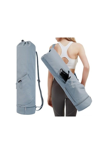 Ranyeek Mavi Renkli Spor Yoga Mat Çantası - Su Şişesi Cebi Ve Altı Islak Çanta İle - 31" Uzunluk - 330g Hafif - Kol Ve Sırt Taşıma Seçeneği Çok Renkli