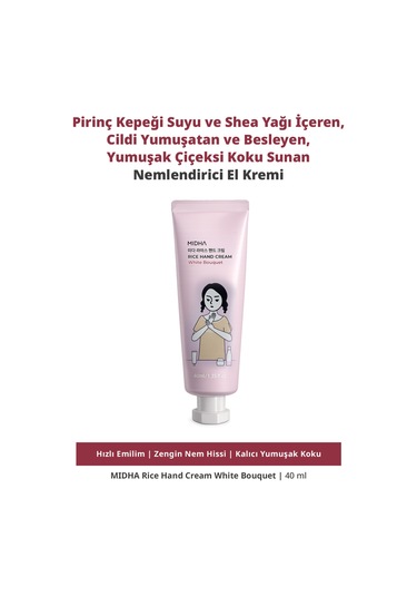Midha Rice Hand Cream White Bouquet