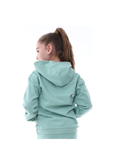 Zuzunga Basic Kapüşonlu Şardonlu Kanguru Cep Detaylı Çocuk Sweatshirt 3-10 Yaş Su Yeşili Zuzunga Basic Kapüşonlu Şardonlu Kanguru Cep Detaylı Çocuk Sweatshirt 3-10 Yaş Su Yeşili