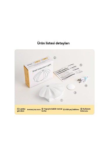 Aurora Manyetik Emişkablolamasız İçmekan Duvar Lambasıkapılambasi Beyaz