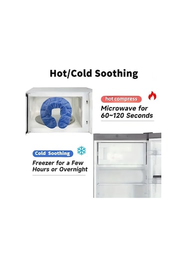 Willowhaven Boyun Isıtma Pedi Mikrodalga Ofis İçin Mavi 1 Adet Mavi