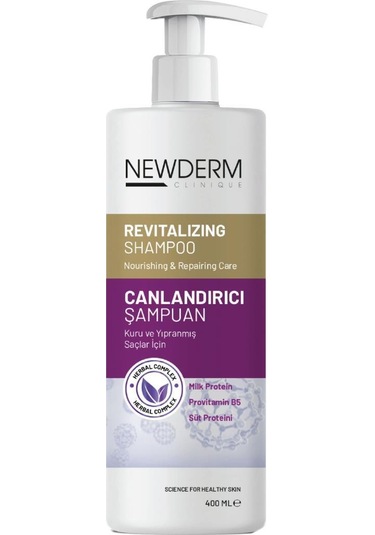 Newderm Revitalizing Canlandırıcı Şampuan 400 ML