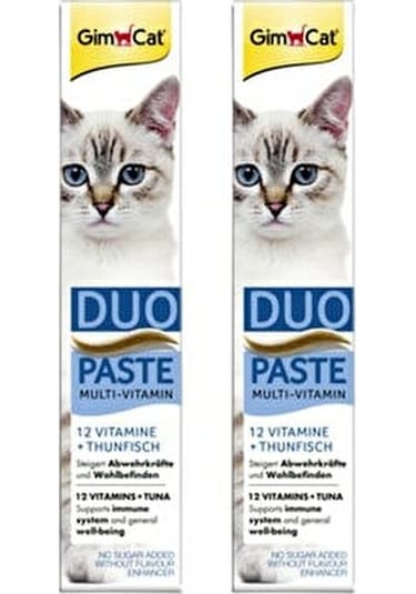 Gimcat Duo Paste Multivitamin Ton Balıklı Kedi Macunu 2 x 50 G