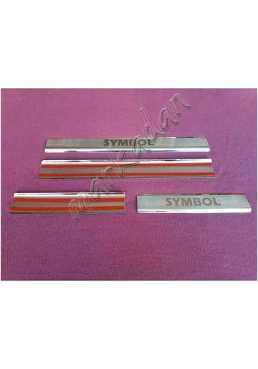 Woc Chrome Renault Symbol Kapı Eşiği 2009-2012 4 Parça Paslanmaz