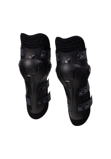 Motosiklet Lüx Dizlik Mafsallı Koruma Rahat Kullanım Motorcu Diz Koruyucu Siyah