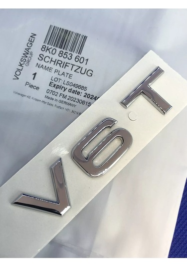 Audi Q2 Serisi Uyumlu V6t Krom Çamurluk Yazısı 3m 3d Abs