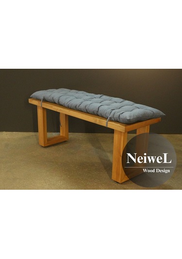 Neiwel Garden Sui Doğal Ahşap Bahçe Bank-40-60 Açık Ceviz