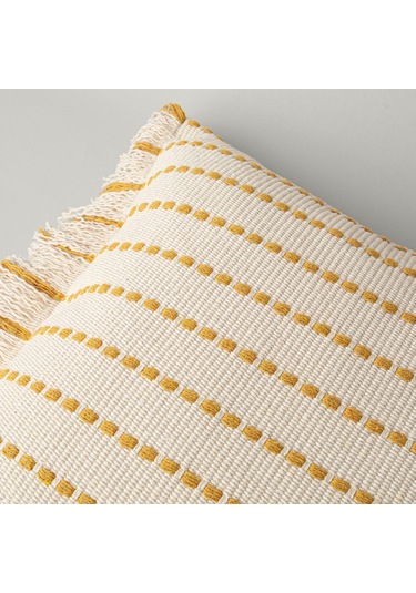 Linens Gunny 45x45 Cm Kırlent Kılıfı Hardal Hardal