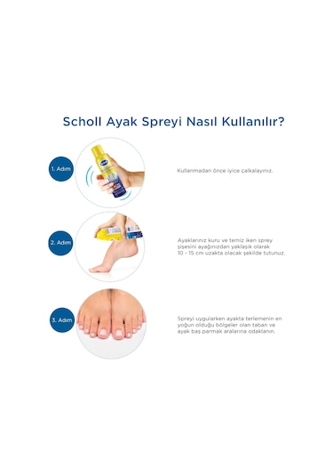 Scholl Odour Control Foot Koku Önleyici Ayak Spreyi 150 ML